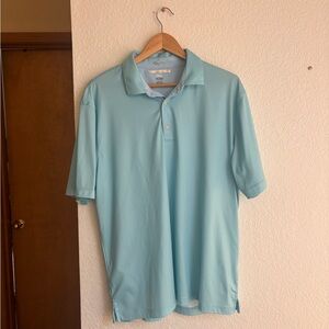 Men's Light Blue Polo Golf Shirt